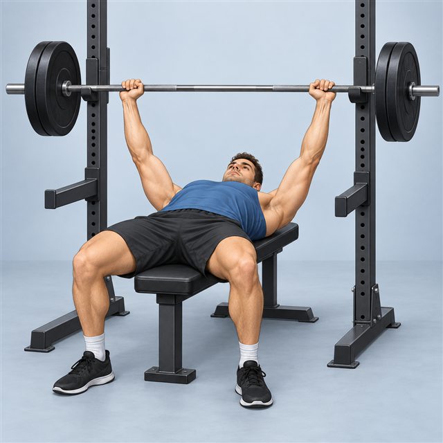 Bench press — Push / Pull / Legs ×2