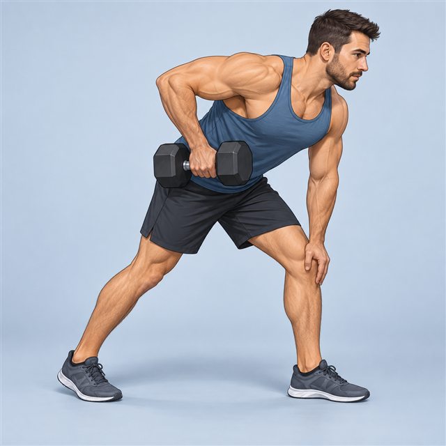 One-arm row — Push / Pull / Legs ×2
